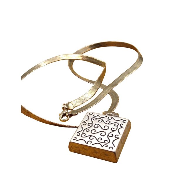 ADO Shadow Box Love Pendant Necklace, Crystals, Heart, and Key Charms with Spell - Picture 5 of 5